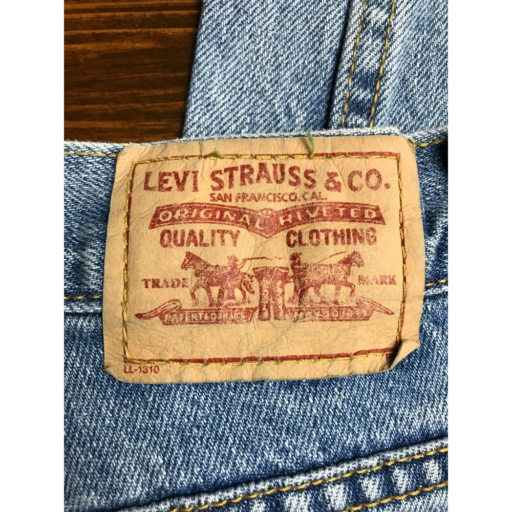 Levi's Jeans, Women's Size 14M , Blue, Denim, Relaxed, Tapered, 550 - Picture 9 of 10